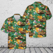 M2 Bradley Tank Us Army Veteran Pineapple Tropical Hawaiian Shirt | For Men ,Women | Adult