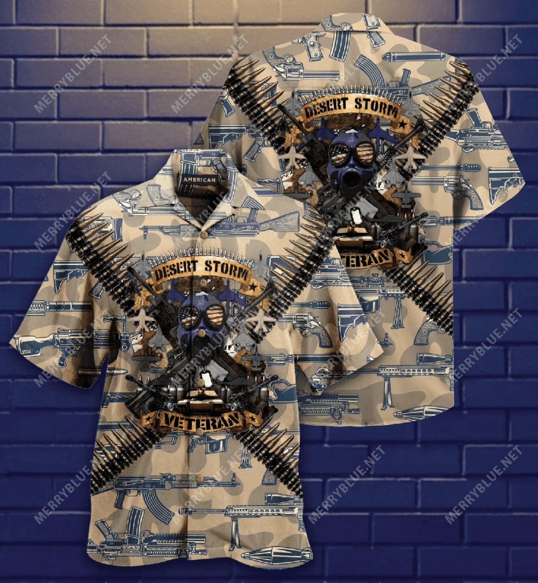 Powerful Soldiers Veterans Day Hawaiian Aloha Shirts