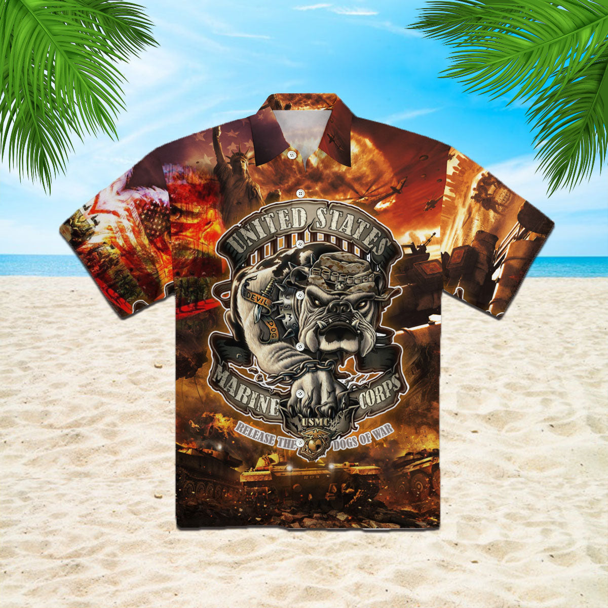 Oragontee Being A Marine Corps Is An Honnor Veteran Hawaiian Shirt | For Men ,Women | Adult