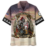 Honor The Fallen Us Navy Veteran And Knight Templar Hawaiian Shirt Unisex Adult