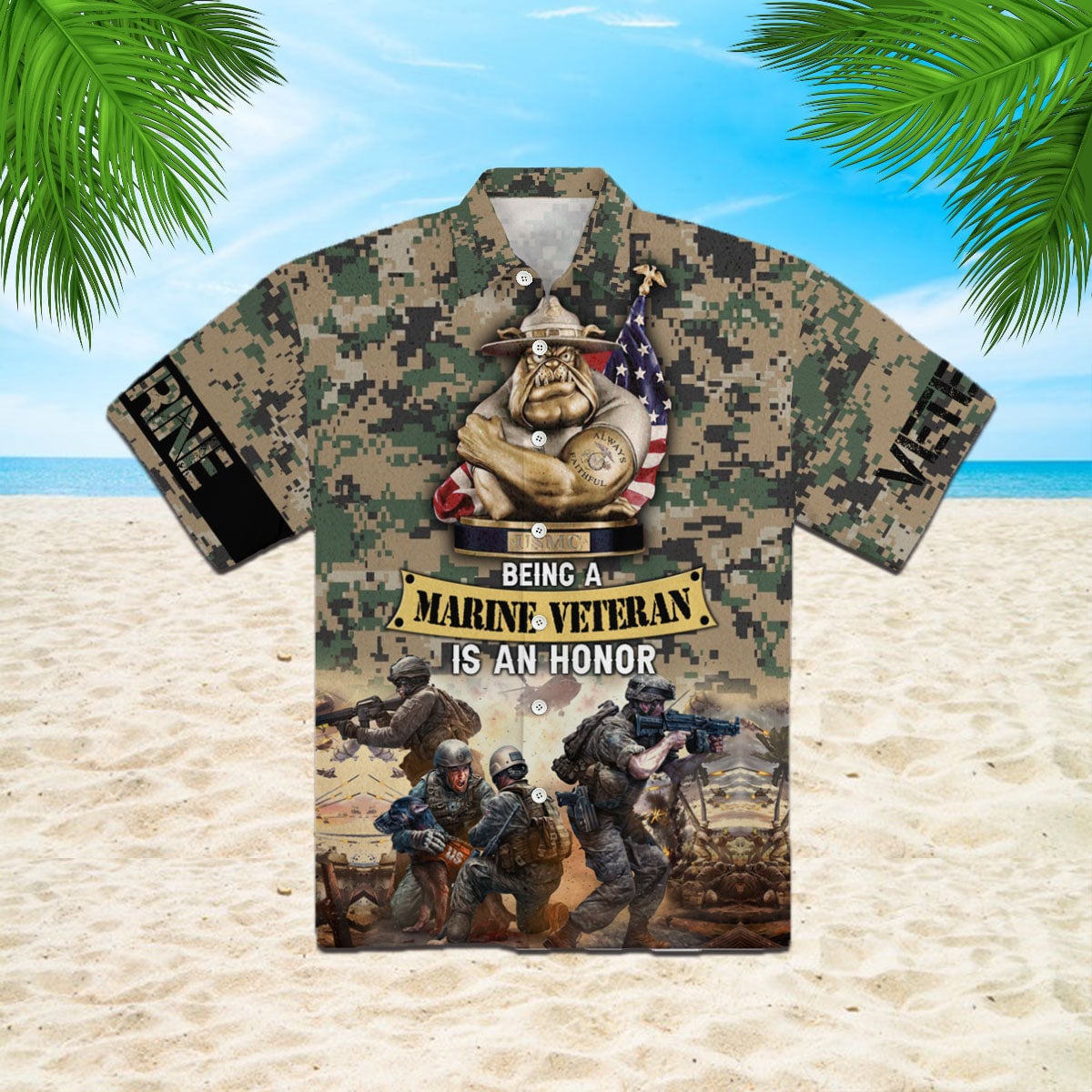 Oragontee Being A Usmc Veteran Hawaiian Shirt | For Men ,Women | Adult