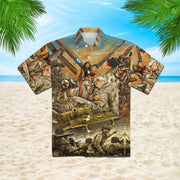 Oragontee The Veteran Fight Like A Superhero Hawaiian Shirt | For Men ,Women | Adult
