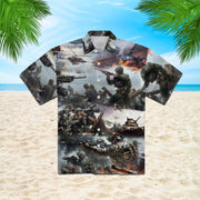 Oragontee Us Veteran Soldier American Hawaiian Shirt | For Men ,Women | Adult