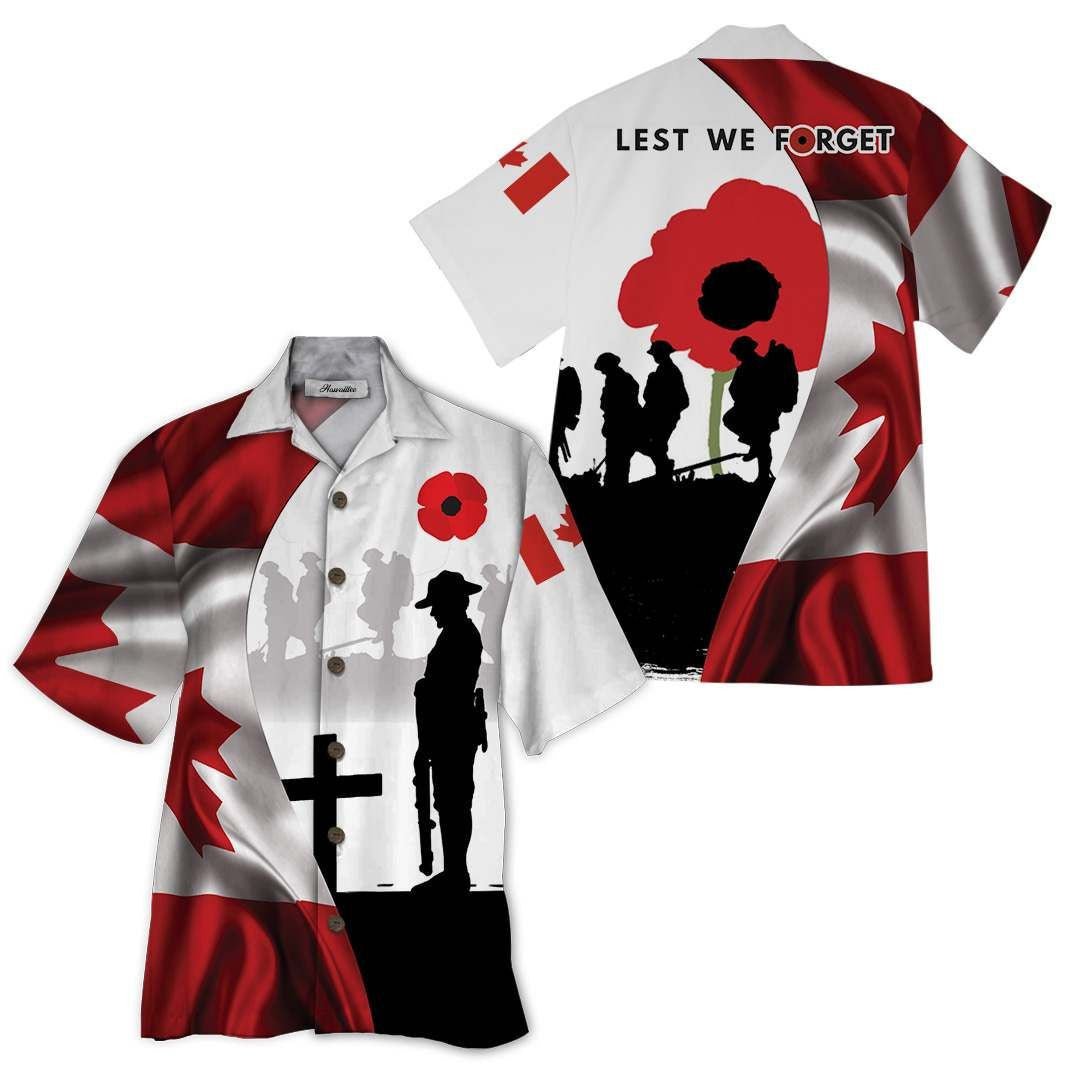 Hawaiian Shirt Canada Veteran Hawaiian Shirt For Men, Hawaiian Shirt For Women, Aloha Shirt