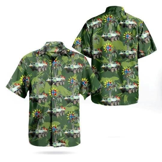 Norwegian Army Sisu Xa-185 Veteran Hawaiian Shirt | For Men ,Women | Adult