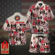 Us Marine Corps Military Veteran Hawaiian Hawaii Shirt, Men Shorts Custom Shirt