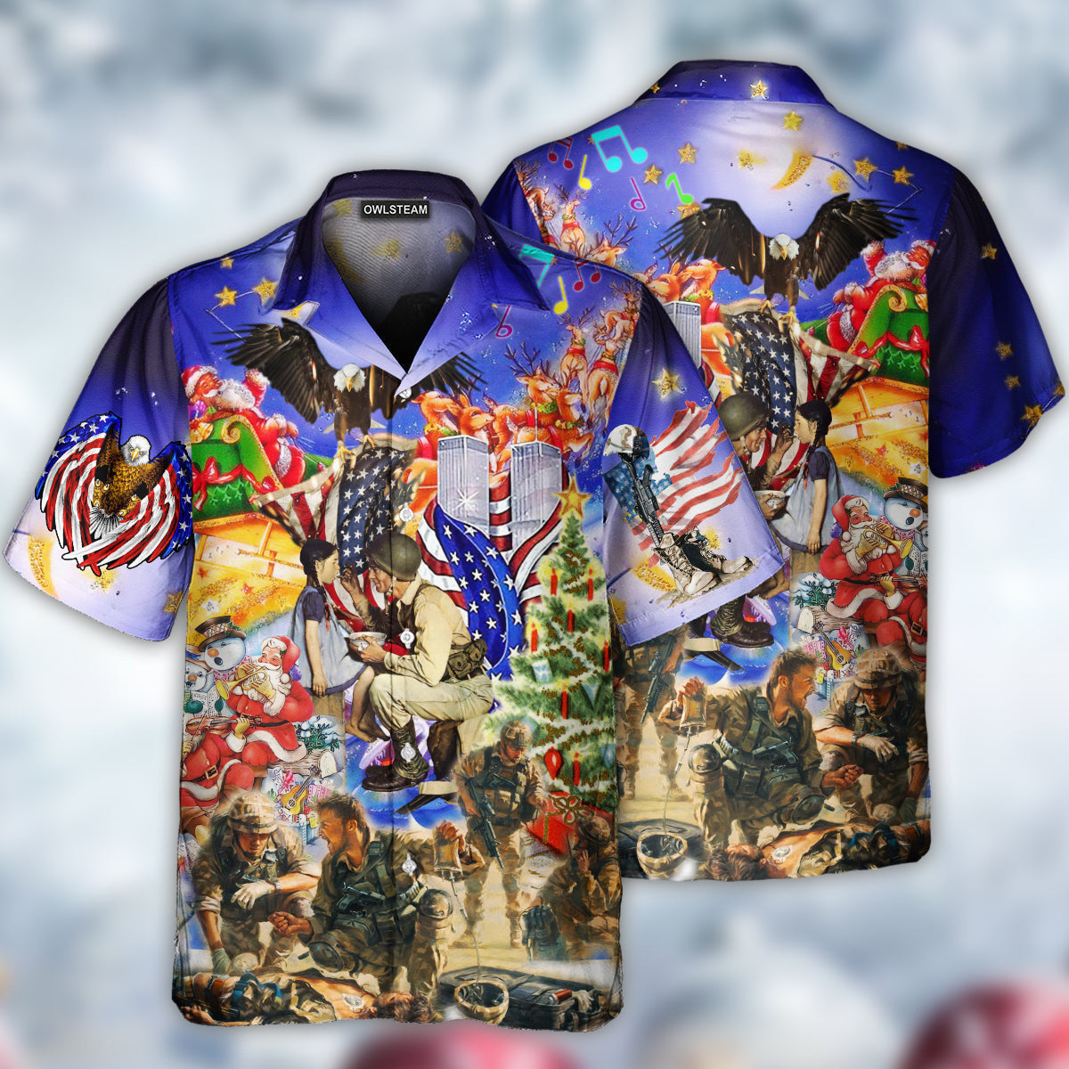 Veteran Christmas Merry Christmas 2 - Hawaiian Shirt - Haws02N