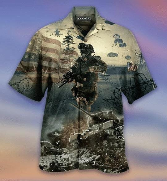 Veteran Day Hawaiian Shirt Unisex Adult
