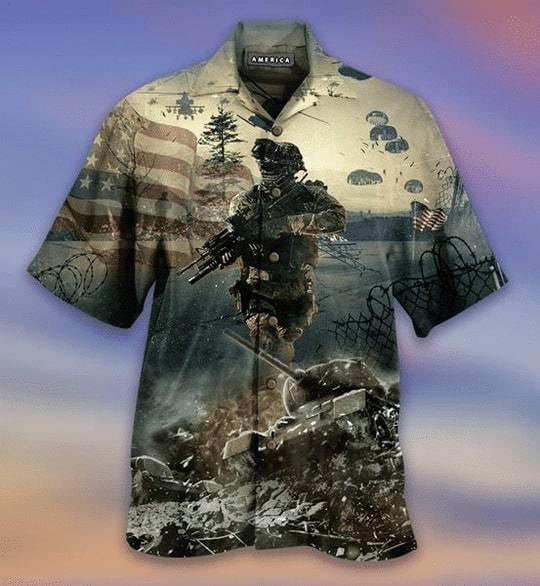 Veteran Day Aloha Hawaiian Shirts For Men ,For Women