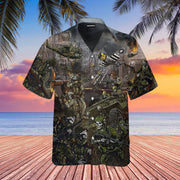The Veteran Skull Brothers In Army Hawaiian Shirt | For Men ,Women | Adult