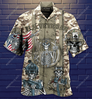 We Didnt Get By Being Stupid Us. Veterans Hawaiian Shirt