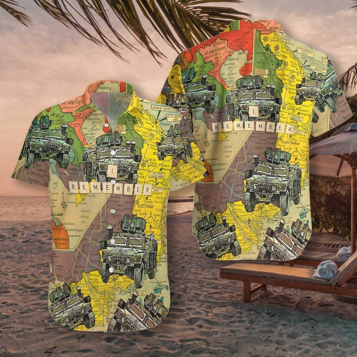 Veteran I Remember Hawaiian Shirt Unisex Adult