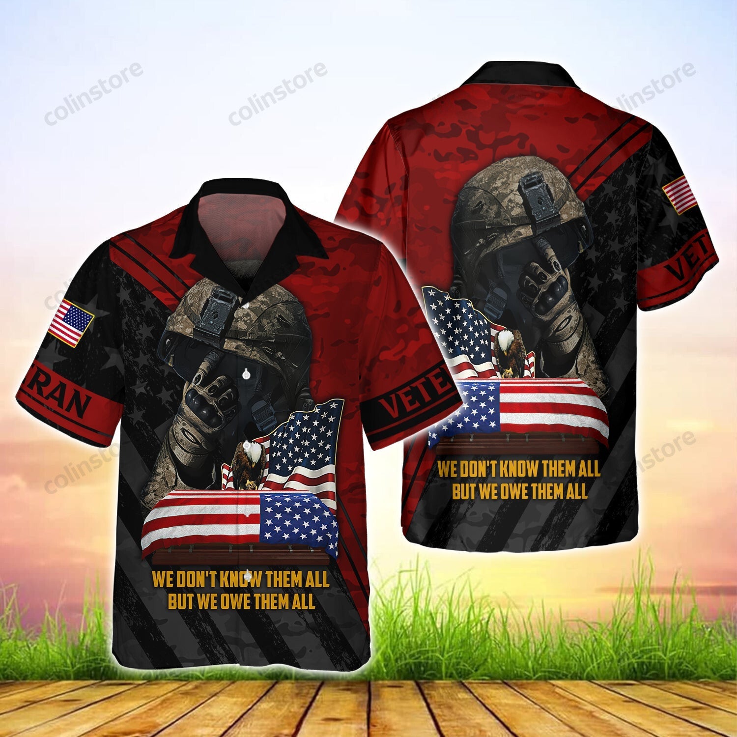 Veteran Hawaiian Shirt We Dont Know Them All Be We Owe Them All Shirt