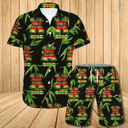 Veteran Hawaiian Shirt Set Unisex