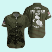 Veteran Custom Men Shirt Operation Iraqi Freedom Veteran Personalized Gift