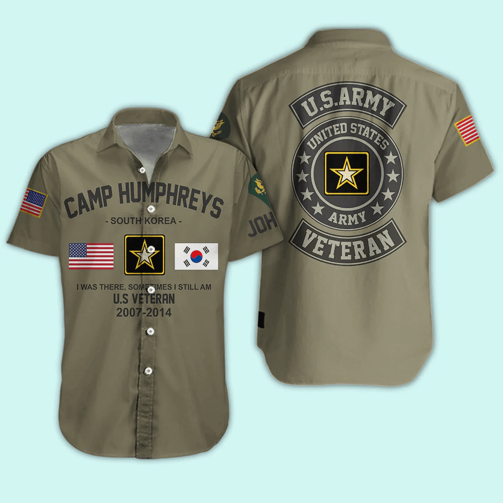 Custom Veteran Hawaiian Shirt Men Shirt Been There Done That And Damn Proud Of It Personalized Gift