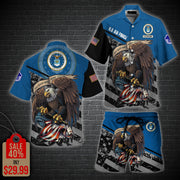 Us Air Force Military Hawaii Shirt, Men Shorts Custom Veteran Shirt