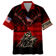US Veteran - All Gave Some Some Gave All - Hawaiian Shirt With Pocket