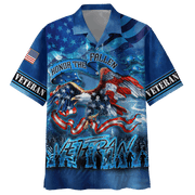 US Veteran - Honor The Fallen 3D All Over Printed Unisex Hawaiian Shirt