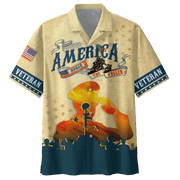 Honor The Fallen - American Military Soldier Veteran Hawaiian Shirt With Pocket