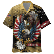 All Gave Some Some Gave All - US VeteranEagle Hawaiian Shirt With Pocket
