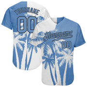 Hawaii Coconut Trees Custom Baseball Jerseys for Men and Women Tropical Hawaiian Style