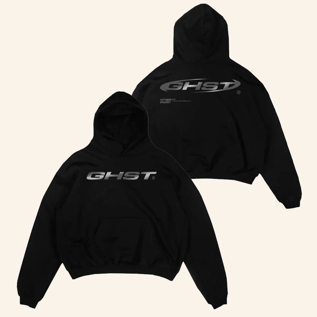 Ghost Racing Merch GHST Hoodie Birthday Present For Husband - Thriftgiftshop