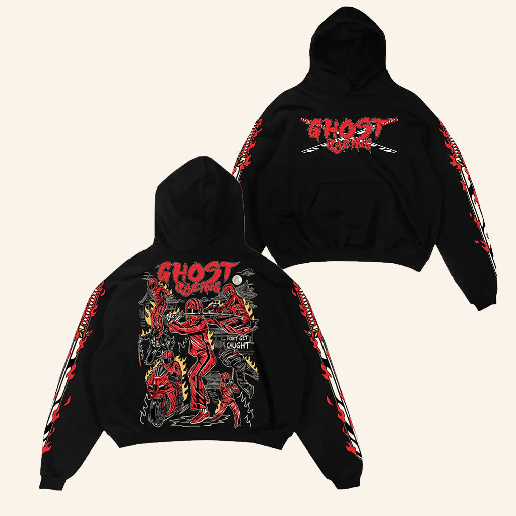 Ghost Racing Merch Kill Bill Dupe Hoodie Best Gifts For Husband - Thriftgiftshop