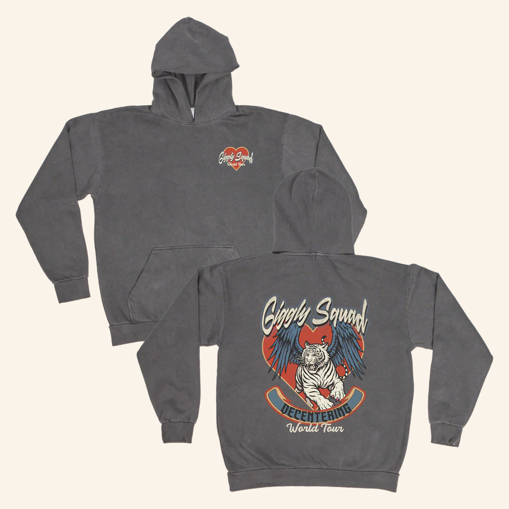 Giggly Squad Merch Decentering World Tour Hoodie Christmas Gifts For Friends - Thriftgiftshop