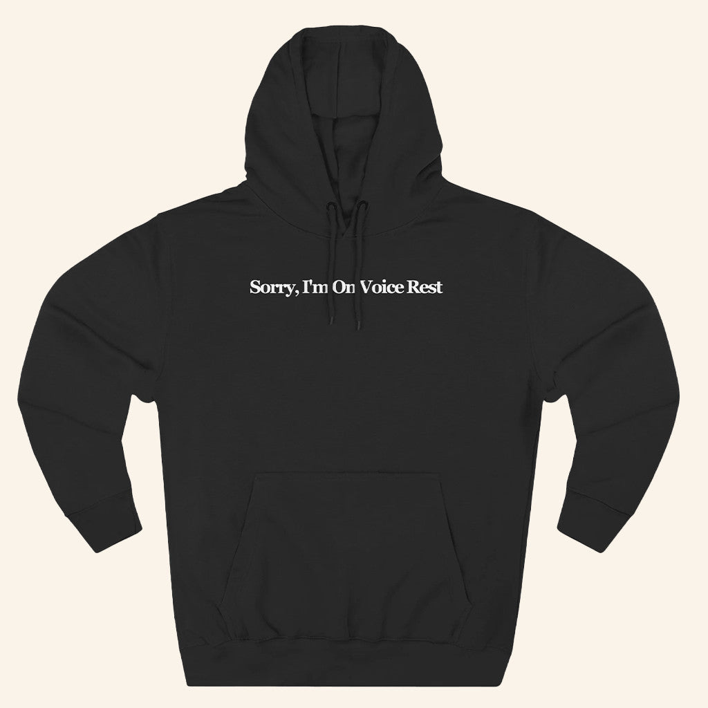 Giggly Squad Merch Sorry I'm On Voice Rest Hoodie Presents For Music Lovers - Thriftgiftshop