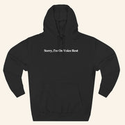 Giggly Squad Merch Sorry I'm On Voice Rest Hoodie Presents For Music Lovers - Thriftgiftshop