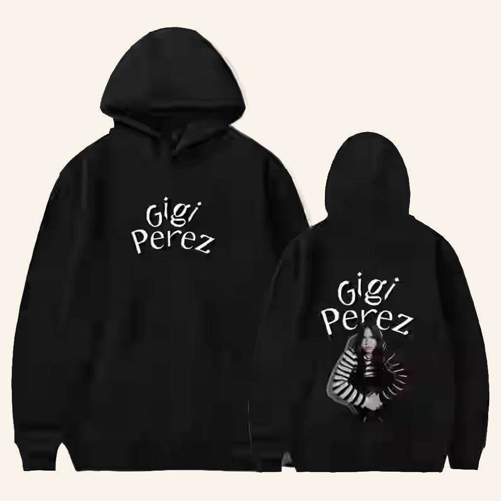 Gigi Perez Merch Gigi Perez Tour Black Hoodie Gigi Perez Tour 2025 Merch Gifts For Music Fans - Thriftgiftshop
