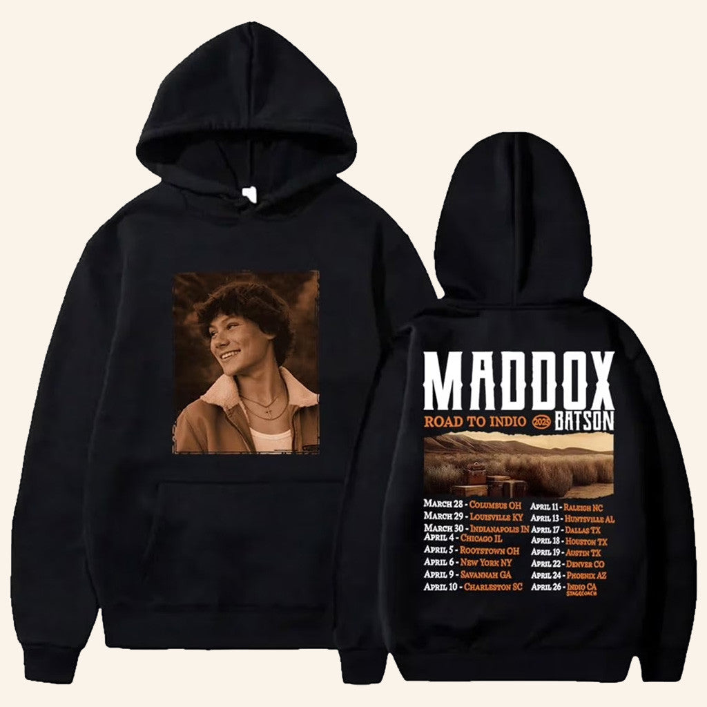 Gigi Perez Merch Maddox Road To Indio Hoodie Gigi Perez Headline Tour 2025 Merch Fan Gifts - Thriftgiftshop