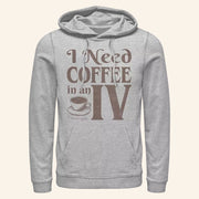 Gilmore Girls Merch I Need Coffee In An IV Hoodie Gifts For Coffee Lovers - Thriftgiftshop