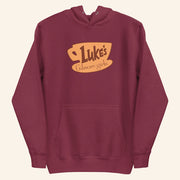Gilmore Girls Merch Luke's Diner Hoodie Birthday Gifts For Sisters - Thriftgiftshop