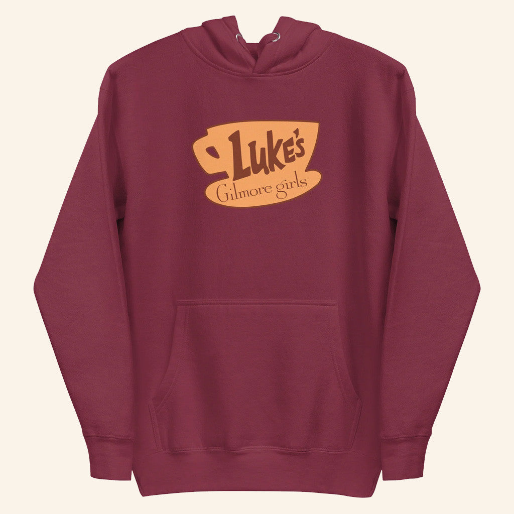 Gilmore Girls Merch Luke's Diner Hoodie Birthday Gifts For Sisters - Thriftgiftshop