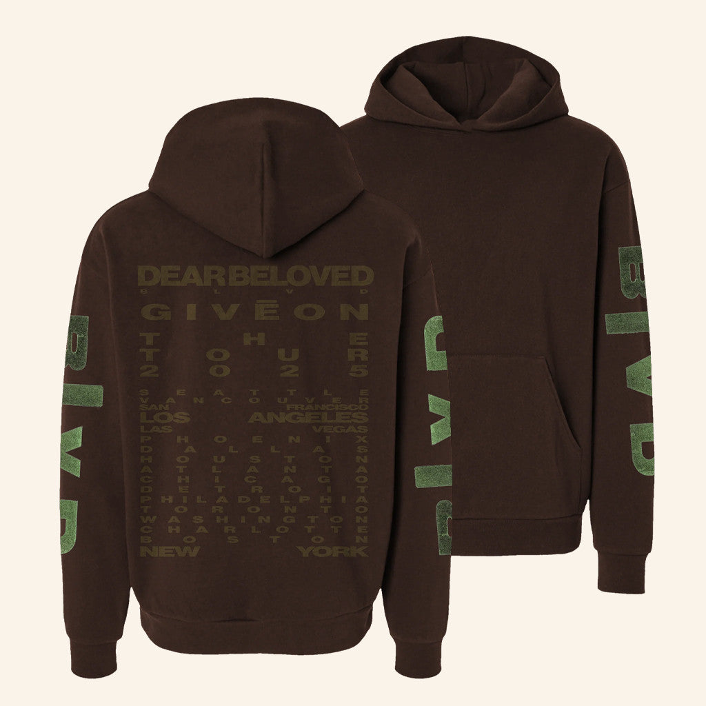 Giveon Merch BLVD Tour Hoodie Birthday Gift Ideas For Husband - Thriftgiftshop