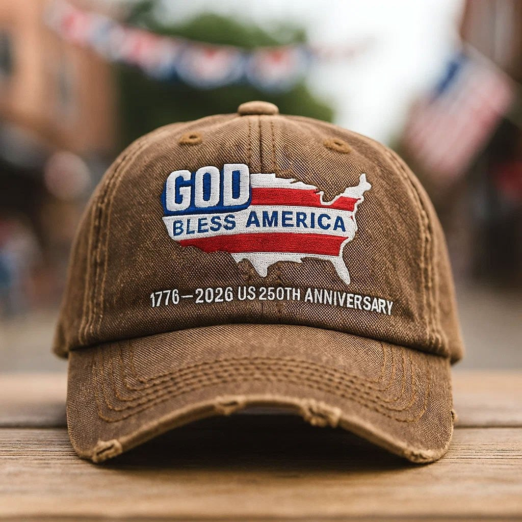 God Bless America Hat 1776 2026 US 250th Anniversary Ball Cap Great Ideas Item For Him