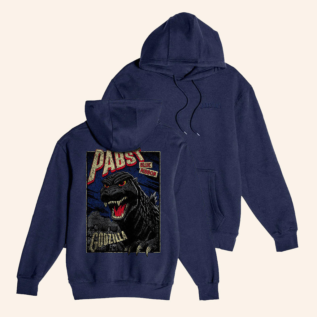 Godzilla Merch Godzilla X PBR Vintage Hoodie Best Birthday Gift For Brothers - Thriftgiftshop