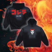 Godzilla X Misfits Merch Hoodie Birthday Ideas For Husband - Thriftgiftshop