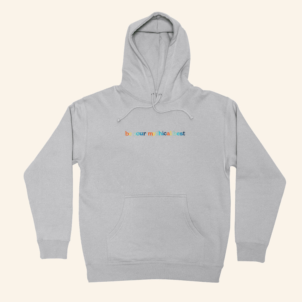 Good Mythical Morning Merch Be Your Mythical Best Embroidered Hoodie Gifts For Siste - Thriftgiftshop
