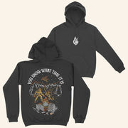 Good Mythical Morning Merch GMM Glow In The Dark Bonfire Hoodie Gift Ideas For Boyfriend - Thriftgiftshop