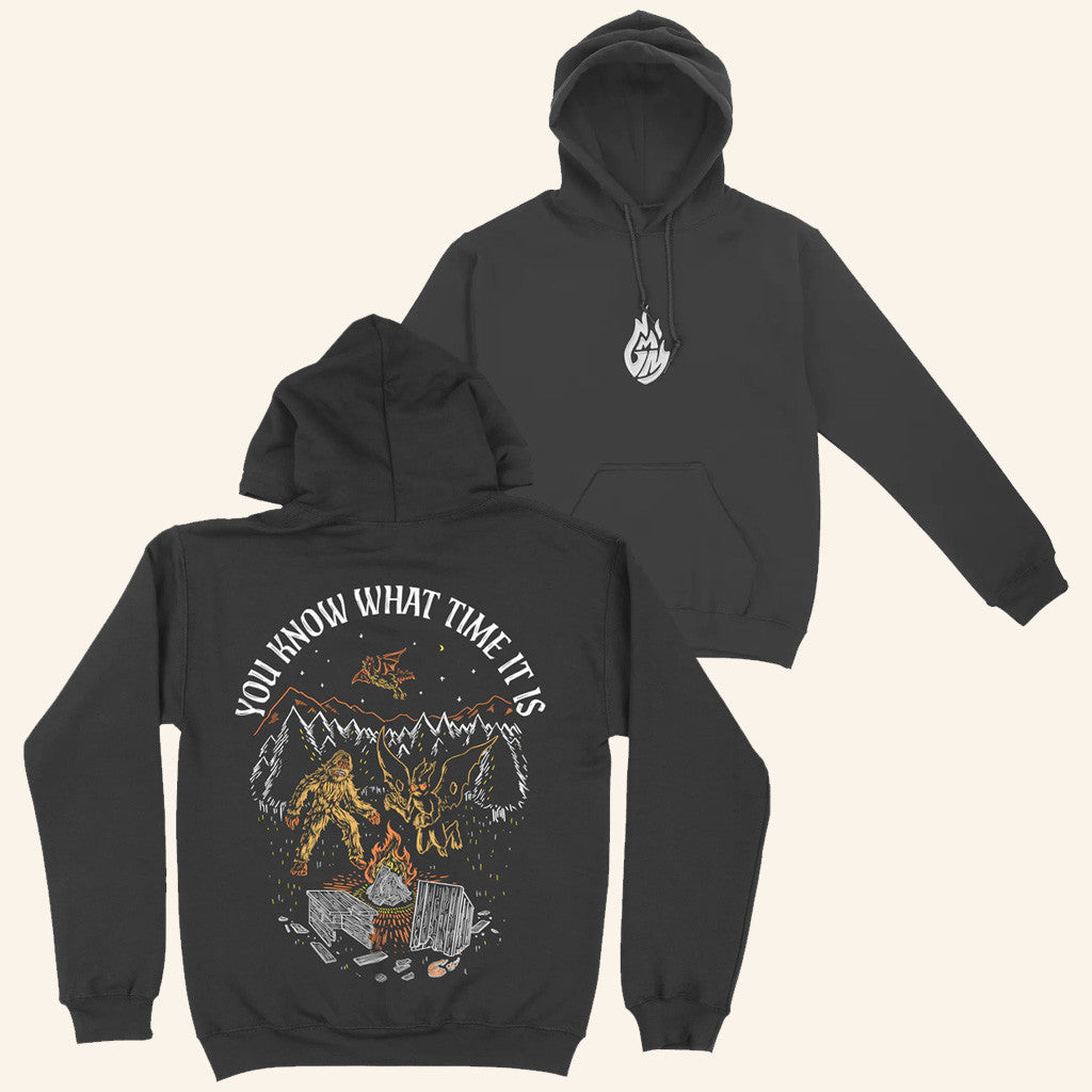 Good Mythical Morning Merch GMM Glow In The Dark Bonfire Hoodie Gift Ideas For Boyfriend - Thriftgiftshop