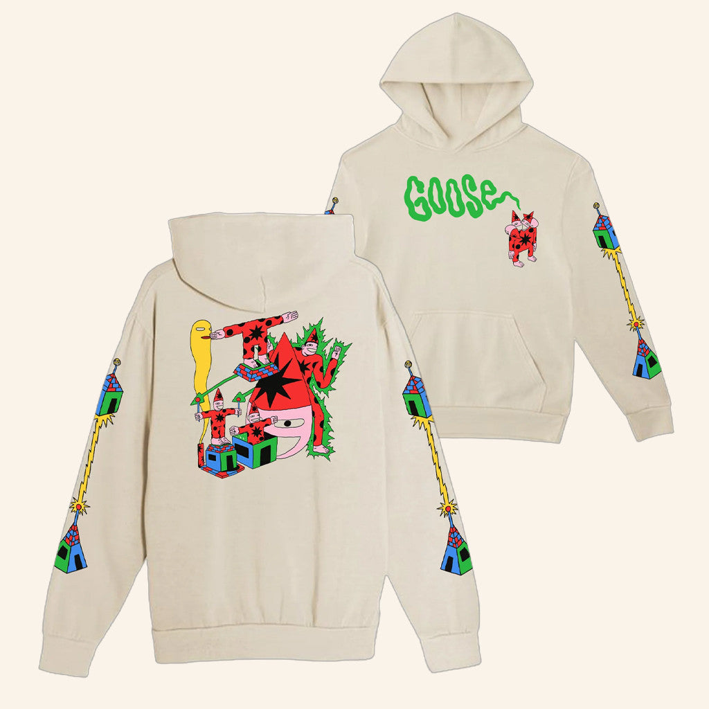 Goose The Band Merch Four Headed Hoodie Music Gift Ideas For Guys - Thriftgiftshop