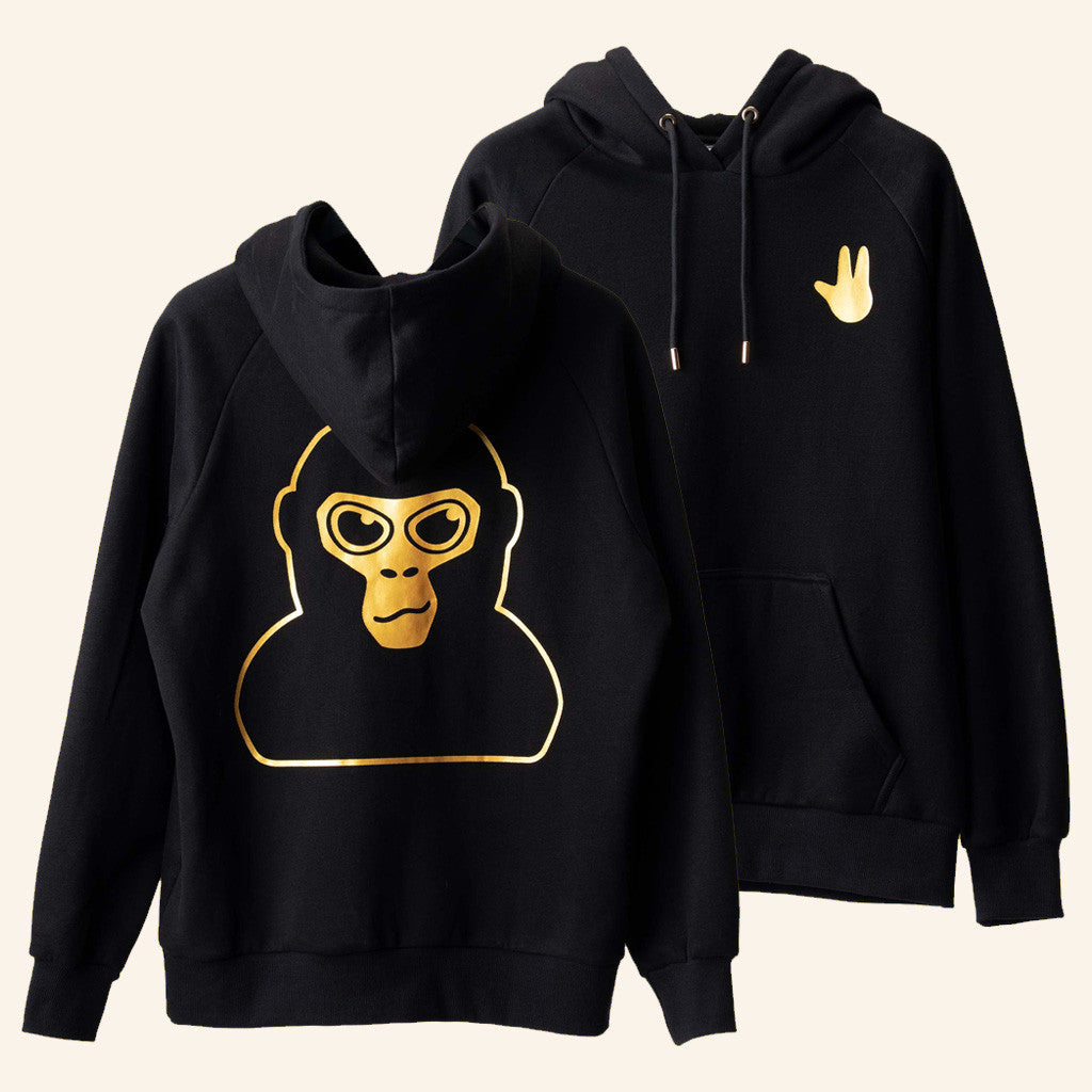 Gorilla Tag Merch Gold Monke Hoodie Good Christmas Gifts For Game Lovers - Thriftgiftshop