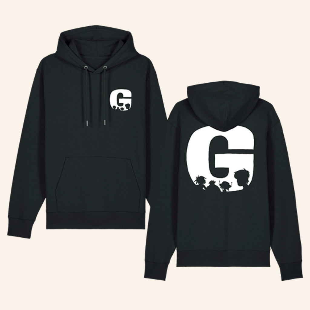 Gorillaz Merch 25 Big G Hoodie Unique Gift For Boyfriend - Thriftgiftshop