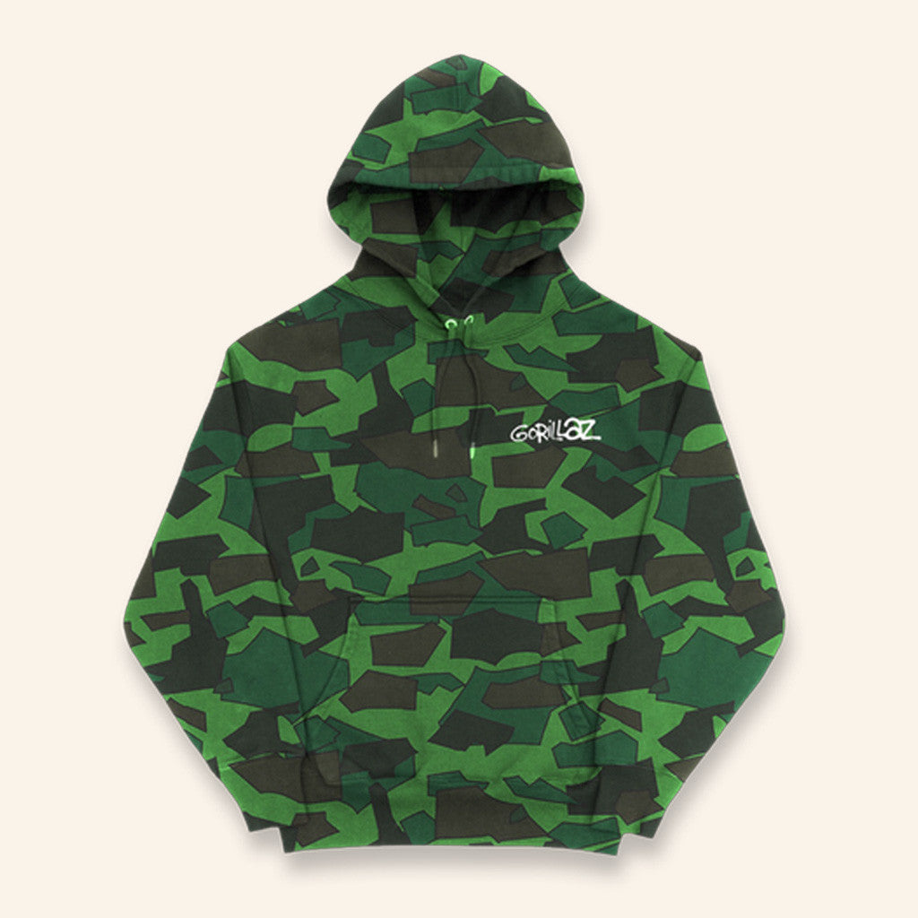 Gorillaz Merch 25 Camo Hoodie Birthday Gift Ideas For Boyfriend - Thriftgiftshop