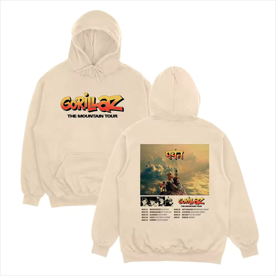 Gorillazs The Mountain Tour 2026 Hoodie Gifts For Fans Merch Apparel - Thriftgiftshop