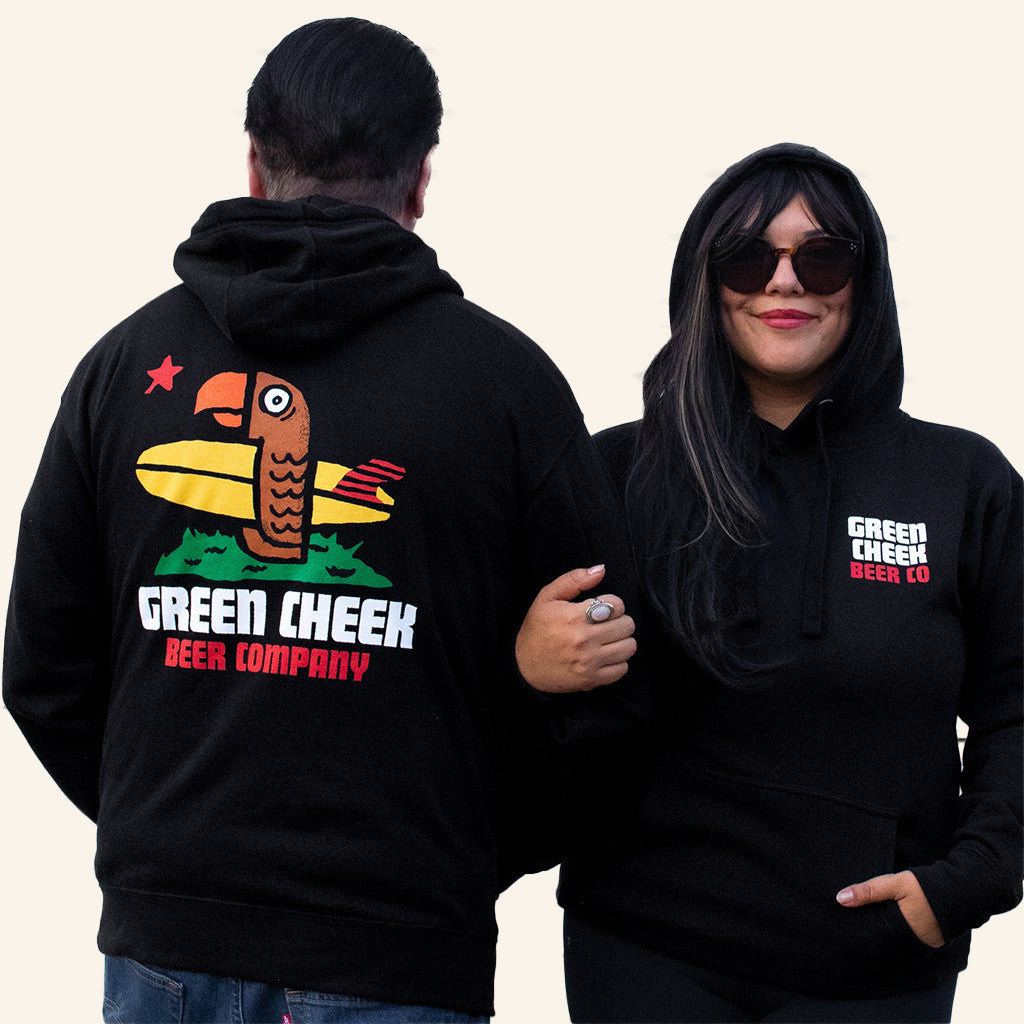 Green Cheek Beer Merch Surfer Cheeky Hoodie Great Gifts For Friends - Thriftgiftshop