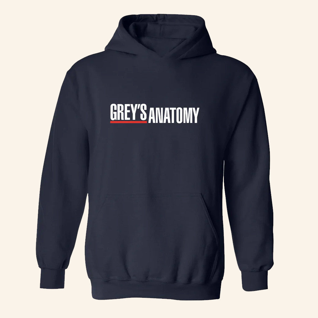 Grey's Anatomy Merch Grey's Anatomy Logo Hoodie Cool Gifts For Boyfriend - Thriftgiftshop